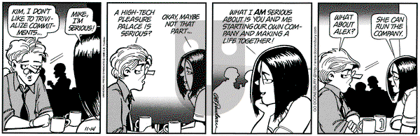 Doonesbury on Thursday November 14, 1996 Comic Strip