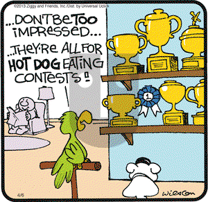 Ziggy - Saturday April 6, 2013 Comic Strip