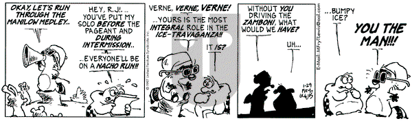 Over the Hedge on Wednesday January 29, 1997 Comic Strip