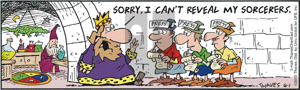 Frank and Ernest on Saturday June 1, 2013 Comic Strip