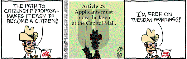 La Cucaracha on Thursday February 21, 2013 Comic Strip