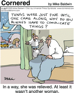 Cornered on Friday November 25, 2005 Comic Strip