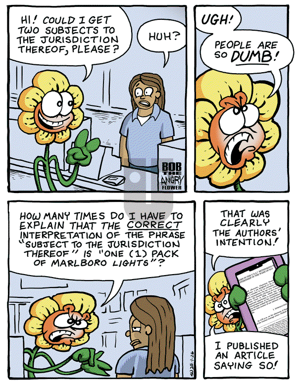 Bob the Angry Flower on Monday January 27, 2025 Comic Strip