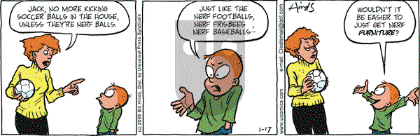 Cleats on Tuesday January 17, 2006 Comic Strip