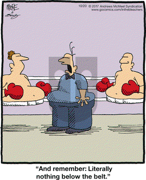 In the Bleachers on Friday October 20, 2017 Comic Strip