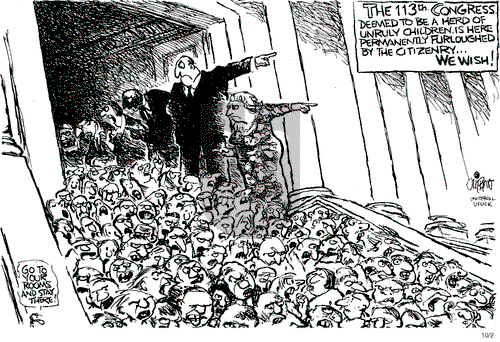 Pat Oliphant on Wednesday October 2, 2013 Comic Strip
