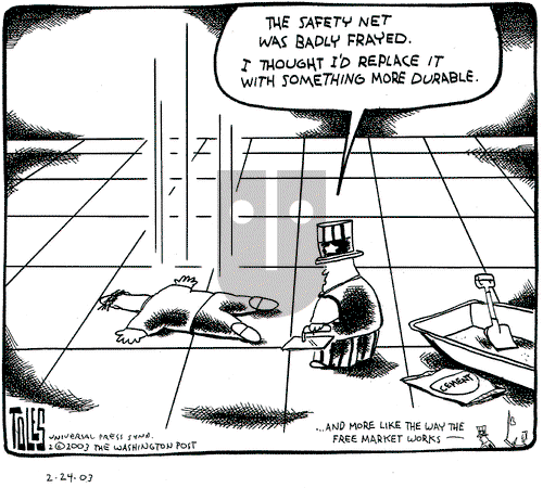 Tom Toles on Monday February 24, 2003 Comic Strip