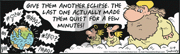 Frank and Ernest on Thursday November 9, 2017 Comic Strip