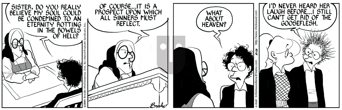9 Chickweed Lane - Friday October 26, 2001 Comic Strip