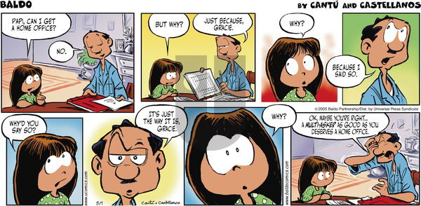 Baldo on Sunday May 1, 2005 Comic Strip