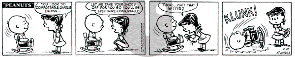 Peanuts on Friday February 29, 1952 Comic Strip