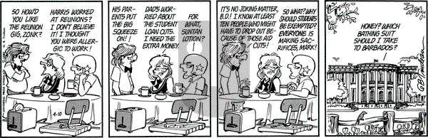 Doonesbury on Saturday April 10, 1982 Comic Strip