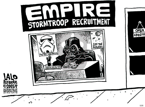 Lalo Alcaraz on Thursday May 26, 2005 Comic Strip