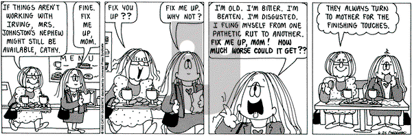 Cathy Classics on Friday June 25, 1993 Comic Strip