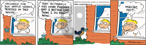 Soup to Nutz - Old on Saturday June 6, 2009 Comic Strip