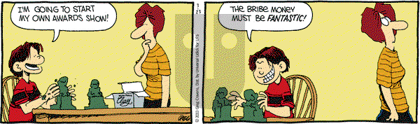 The Buckets on Saturday March 23, 2013 Comic Strip