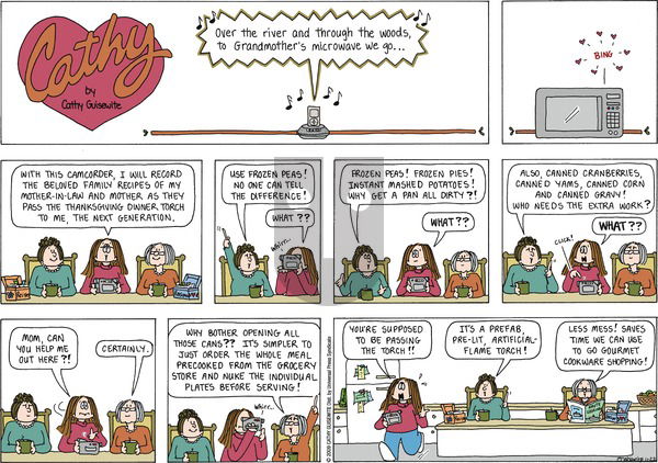 Cathy Classics on Sunday November 22, 2009 Comic Strip