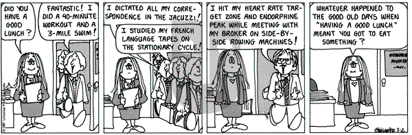 Cathy Classics on Monday March 2, 1987 Comic Strip