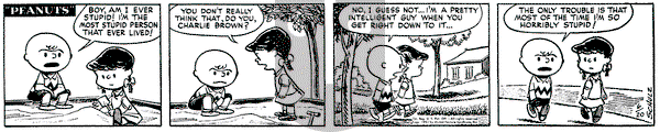 Peanuts on Friday June 20, 1952 Comic Strip