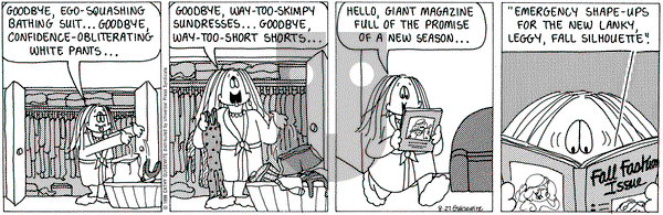 Cathy Classics on Thursday August 27, 1998 Comic Strip