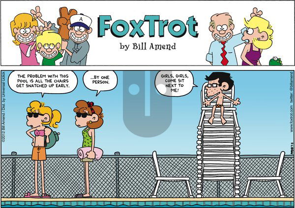 FoxTrot on Sunday July 8, 2012 Comic Strip
