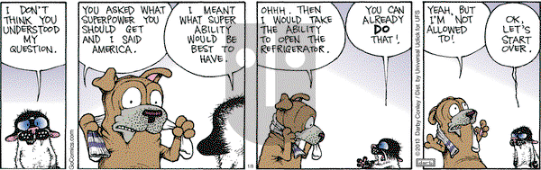 Get Fuzzy on Tuesday January 8, 2013 Comic Strip