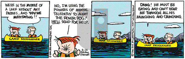 Red and Rover on Tuesday August 14, 2001 Comic Strip