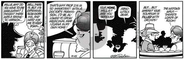 Doonesbury on Friday October 25, 1996 Comic Strip