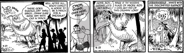 Alley Oop on Tuesday April 27, 1954 Comic Strip