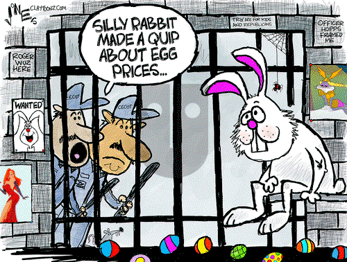 Clay Jones on Friday April 18, 2025 Comic Strip