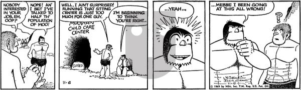 Alley Oop on Thursday November 6, 1969 Comic Strip