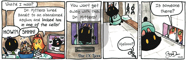 Breaking Cat News on Tuesday October 20, 2020 Comic Strip