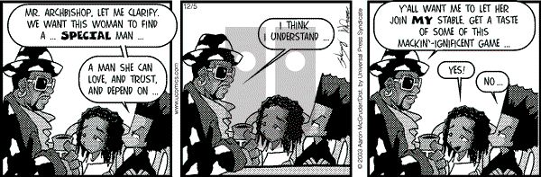 The Boondocks on Friday July 8, 2011 Comic Strip