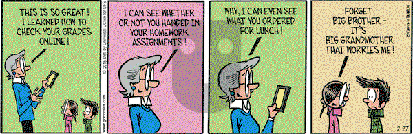 Grand Avenue on Friday February 27, 2015 Comic Strip