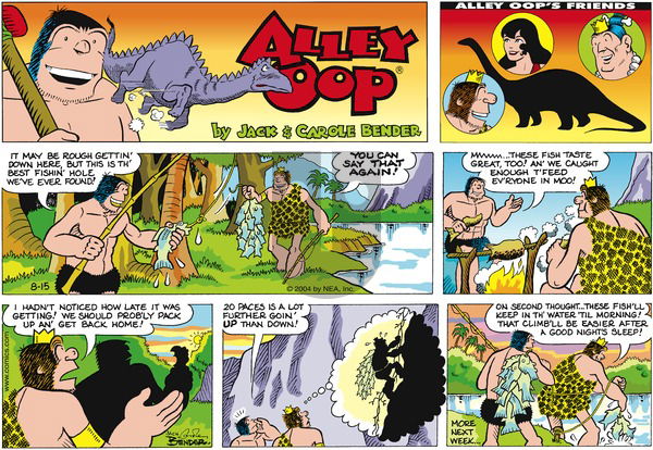 Alley Oop on Sunday August 15, 2004 Comic Strip