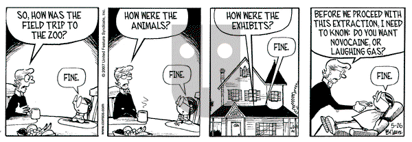 Grand Avenue on Saturday May 26, 2007 Comic Strip