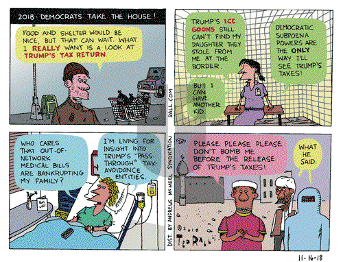 Ted Rall on Friday November 16, 2018 Comic Strip
