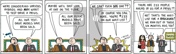 Cathy Classics on Tuesday July 22, 2008 Comic Strip