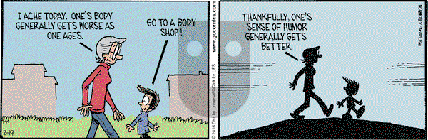 Grand Avenue on Friday February 19, 2016 Comic Strip