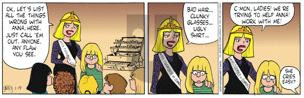 Luann on Friday January 19, 2007 Comic Strip