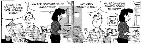 Luann on Monday February 21, 2000 Comic Strip