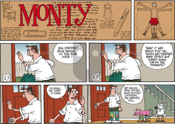 Monty on Sunday December 28, 2014 Comic Strip