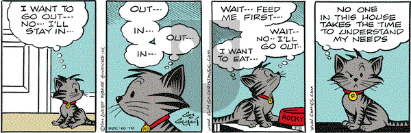 Nancy on Friday December 10, 2010 Comic Strip