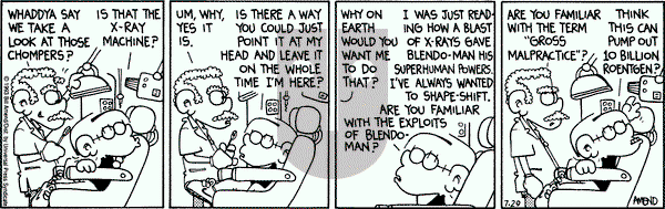 FoxTrot on Thursday July 29, 1993 Comic Strip