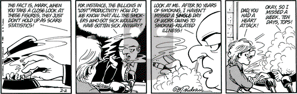 Doonesbury on Thursday February 2, 1989 Comic Strip