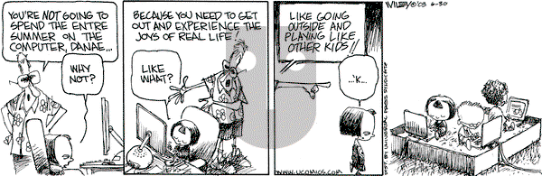 Non Sequitur on Monday June 30, 2003 Comic Strip