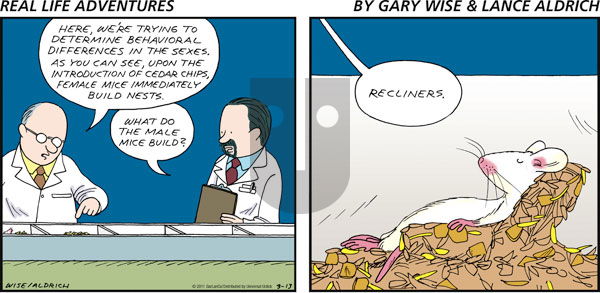 Real Life Adventures on Wednesday March 12, 2025 Comic Strip