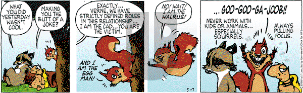 Over the Hedge on Saturday May 7, 2016 Comic Strip