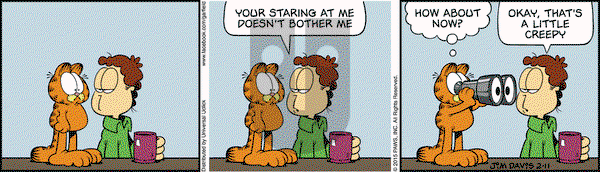 Garfield on Wednesday February 11, 2015 Comic Strip