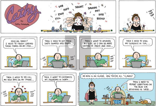 Cathy Classics on Sunday March 8, 2009 Comic Strip